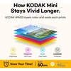 image:imageKODAK Mini 3 Retro 3x3 Portable Photo Printer 4PASS 38 Sheets WhiteYellow
