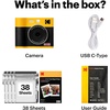 image:imageKODAK Mini Shot 2 ERA 4PASS 2in1 Instant Camera and Photo Printer Yellow Camera  8 SheetsBlack