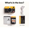 image:imageKODAK Mini Shot 2 Retro 2x3 Instant Camera Photo Printer 38 Sheet YellowWhite