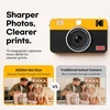 image:imageKODAK Mini Shot 2 Retro 2x3 Instant Camera Photo Printer 38 Sheet YellowWhite