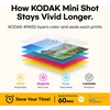 image:imageKODAK Mini Shot 3 Retro 3x3 Instant Camera Photo Printer 8 Sheets YellowYellow