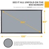 image:imageKODAK Outdoor Projector Screen 120Inch Fast Fold Gray150  Gray