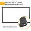 image:imageKODAK Outdoor Projector Screen 120Inch Fast Fold Gray150  White