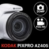 image:imageKODAK PIXPRO AZ405 20MP Digital Camera 40x Optical Zoom AA OIS BlackWhite