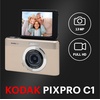 image:imageKODAK PIXPRO C1 13MP Compact Digital Camera 26mm Fixed Lens BlackTan