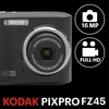 image:imageKODAK PIXPRO FZ45 16MP Compact Digital Camera 4X Optical Zoom AA RedBlack