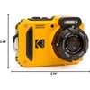 image:imageKODAK PIXPRO WPZ2 16MP Waterproof Digital Camera 15m 4X Zoom YellowYellow
