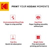 image:imageKODAK Picture Paper Vivid 4x6 100 count 66lb230gm2 weight 119 mil thickness Vivid color picture paper THIS PRODUCT IS NOT COMPATIBLE WITH THE KODAK DOCK PRINTER85 x 11  25 Sheets