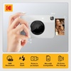 image:imageKODAK Printomatic FullColor Instant Print Camera Starter Bundle  Soft Case  Zink 20pk Photo Paper  Colorful Photos On 2x3 StickyBack Paper  Fun Gift for Birthday Christmas Holiday  Grey
