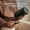 image:imageKODAK SOUNDBRIX Plus 2 in 1 Splittable Magnetic Dual Portable Wireless Bluetooth Speaker Stackable MonotoStereo Sound 8H Playtime IPX4 Splash Resistant Soundbar for Home Outdoor Travel Blasting BlueMidnight Black