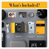 image:imageKODAK Smile 2in1 Digital Instant Print Camera amp Photo Printer Gift Bundle  Case  Zink 20pk 2x3 Sticky Back Photo Paper  Album  Sticker Sets  Sticker Frames  Hanging Frames  Markers  Black