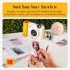image:imageKODAK Smile 2in1 Digital Instant Print Camera amp Photo Printer Gift Bundle  Case  Zink 20pk 2x3 Sticky Back Photo Paper  Album  Sticker Sets  Sticker Frames  Hanging Frames  Markers  White