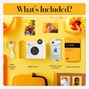 image:imageKODAK Smile 2in1 Digital Instant Print Camera amp Photo Printer Gift Bundle  Case  Zink 2x3 Sticky Back Photo Paper 20pk  Album  Sticker Frames  Hanging Frames  Sticker Sets  Markers  White