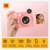 image:imageKODAK Smile 2in1 Digital Instant Print Camera amp Photo Printer Gift Bundle  Case  Zink 2x3 Sticky Back Photo Paper 20pk  Album  Sticker Frames  Hanging Frames  Sticker Sets  Markers  Pink