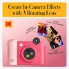 image:imageKODAK Smile 2in1 Digital Instant Print Camera amp Printer Gift Bundle  Case  Zink 20pk 2x3 Sticky Back Photo Paper  Album  Sticker Sets  Sticker Frames  Hanging Frames  Markers  Fuchsia