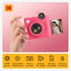 image:imageKODAK Smile 2in1 Digital Instant Print Camera amp Printer Gift Bundle  Case  Zink 20pk 2x3 Sticky Back Photo Paper  Album  Sticker Sets  Sticker Frames  Hanging Frames  Markers  Fuchsia