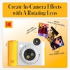 image:imageKODAK Smile 2in1 Digital Instant Print Camera amp Wireless Bluetooth Photo Printer Starter Bundle  Carrying Case  Zink 20pk StickyBack Photo Paper  10MP SpecialEffect Rotating Lens  White