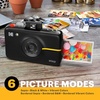 image:imageKODAK Step Instant Camera With 10MP Image Sensor Zink Zero Ink Technology White Bundle Photo Album Case 20 Pack Zink Paper Markers StickersBlack