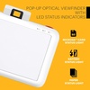 image:imageKODAK Step Instant Camera With 10MP Image Sensor Zink Zero Ink Technology White Bundle Photo Album Case 20 Pack Zink Paper Markers StickersWhite