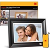 image:imageKODAK WiFi Digital Picture Frame 1920 x 1200 HD Touchscreen Digital Photo Frame 101 Inches Intelligent Electronic Picture Frame with 32 GBAutoRotate Share Moments Instantly GiftsWood FrameBlackWood