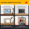 image:imageKODAK Wooden WiFi Digital Picture Frame 32G 101 Inch Digital Photo Frame 1280x800 HD IPS Touch Screen AutoRotate Share Photos and Videos via KODAK App for Friends and Family