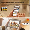 image:imageKODAK Wooden WiFi Digital Picture Frame 32G 101 Inch Digital Photo Frame 1280x800 HD IPS Touch Screen AutoRotate Share Photos and Videos via KODAK App for Friends and Family