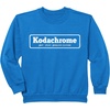 image:imageKodachrome Logo  White SweatshirtRoyal Blue