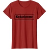image:imageKodachrome Logo Design  Black TShirtCranberry Red