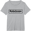 image:imageKodachrome Logo Design  Black TShirtHeather Grey