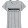 image:imageKodachrome Logo Design  Black TShirtHeather Grey