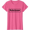 image:imageKodachrome Logo Design  Black TShirtPink Heather