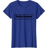 image:imageKodachrome Logo Design  Black TShirtRoyal Blue