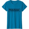 image:imageKodachrome Logo Design  Black TShirtSapphire Blue