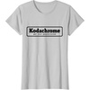image:imageKodachrome Logo Design  Black TShirtSilver Grey