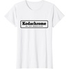 image:imageKodachrome Logo Design  Black TShirtWhite