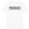 image:imageKodachrome Logo Design  Black TShirtWhite