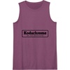 image:imageKodachrome Logo Design  Black Tank TopPurple