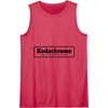 image:imageKodachrome Logo Design  Black Tank TopRed