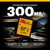 image:imageKodak 128GB UHSII U3 V90 Ultra Pro SDXC Memory Card  Up to 3000MBs Read Speed and 270MBs Write Speed64GB