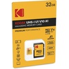 image:imageKodak 32GB Class 10 UHSI U1 MicroSDHC Card with Adapter 10x Write SpeedBlack