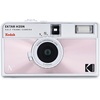 image:imageKodak EKTAR H35N Half Frame Film Camera 35mm Reusable FocusFree Bulb Function Builtin Star Filter Coated Improved Lens Film amp AAA Battery are not Included Striped GreenGlazed Pink