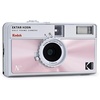 image:imageKodak EKTAR H35N Half Frame Film Camera 35mm Reusable FocusFree Bulb Function Builtin Star Filter Coated Improved Lens Film amp AAA Battery are not Included Striped GreenGlazed Pink