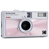 image:imageKodak EKTAR H35N Half Frame Film Camera 35mm Reusable FocusFree Bulb Function Builtin Star Filter Coated Improved Lens Film amp AAA Battery are not Included Striped GreenGlazed Pink