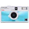 image:imageKodak EKTAR H35N Half Frame Film Camera 35mm Reusable FocusFree Bulb Function Builtin Star Filter Coated Improved Lens Film amp AAA Battery are not Included Striped GreenGlazed Blue
