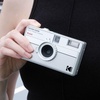 image:imageKodak EKTAR H35N Half Frame Film Camera 35mm Reusable FocusFree Bulb Function Builtin Star Filter Coated Improved Lens Film amp AAA Battery are not Included Striped GreenStriped Silver