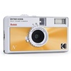 image:imageKodak EKTAR H35N Half Frame Film Camera 35mm Reusable FocusFree Bulb Function Builtin Star Filter Coated Improved Lens Film amp AAA Battery are not Included Striped GreenGlazed Orange