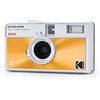 image:imageKodak EKTAR H35N Half Frame Film Camera 35mm Reusable FocusFree Bulb Function Builtin Star Filter Coated Improved Lens Film amp AAA Battery are not Included Striped GreenGlazed Orange