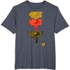 image:imageKodak M7 Movie Camera Art TShirtHeather Blue