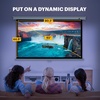 image:imageKodak Manual PullDown White Projector Screen 92 Inch  Large 169 Office Home Movie Theater Screen with Wall amp Ceiling Mount Options EasyClean Matte Fabric amp Retractable Hanging Design  Indoor