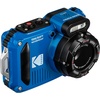 image:imageKodak PIXPRO WPZ2 Digital Camera Blue  Waterproof Shockproof amp Dustproof Camera with 16MP Sensor 1080p Video amp 4X Optical Zoom  for Travel amp Outdoor use  32GB Card  Vlogger Tripod  More